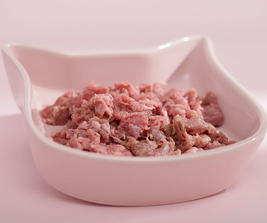 Rabbit & Ox Heart Premium Complete Raw Cat Food 250g for Cats & Kittens