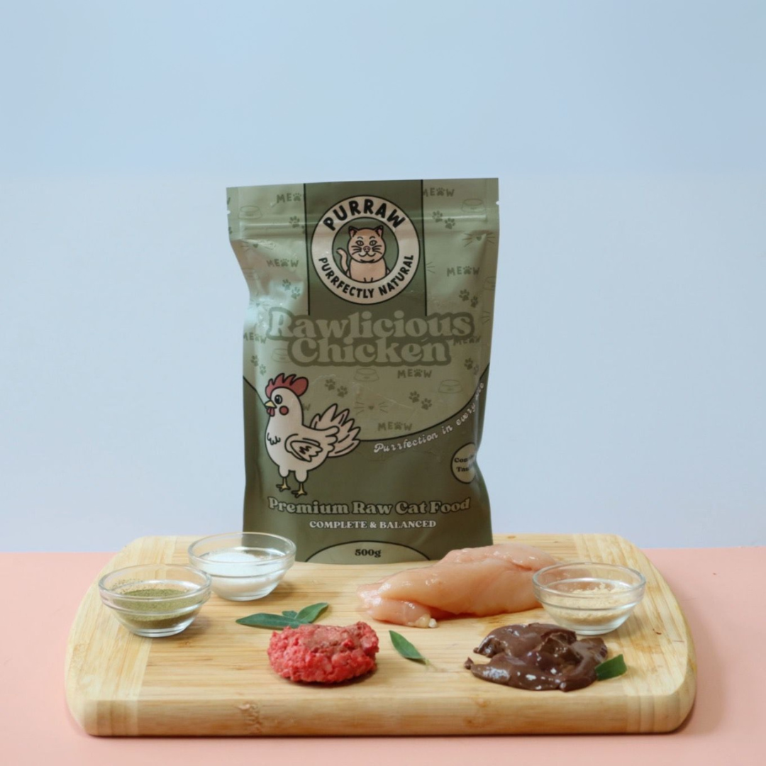 Purraw Raw Chicken natural cat food