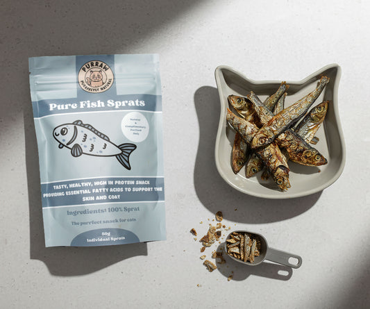 Pure Fish Sprats - Dried Natural Healthy Treat 50g