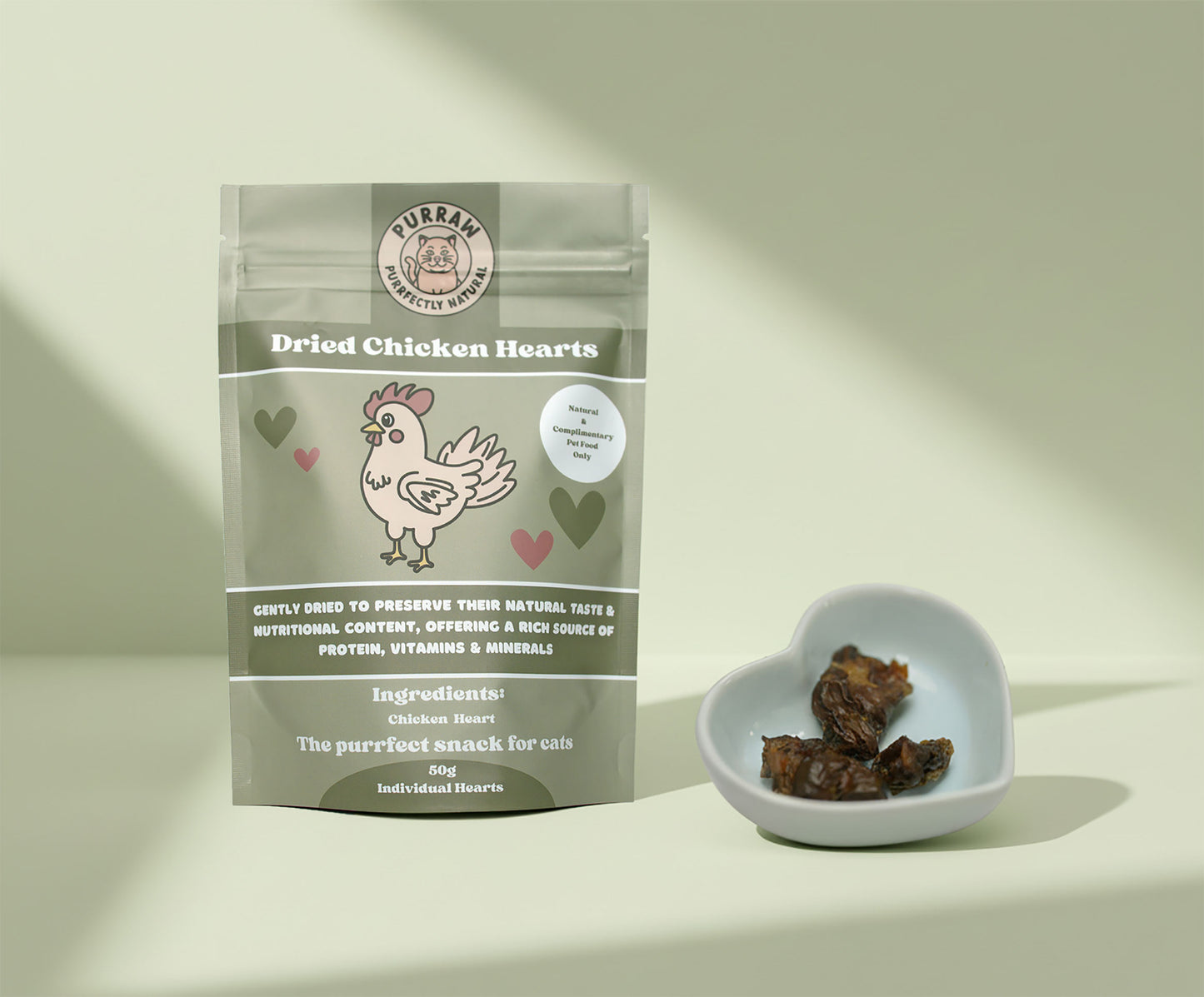 Delicious Dried Chicken Hearts - 50g