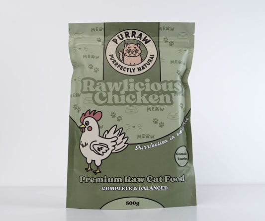 Trial Pack Premium Complete Raw Cat Food For Cats & Kittens 2 x 500g
