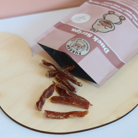 Duck Strip treats for cats 