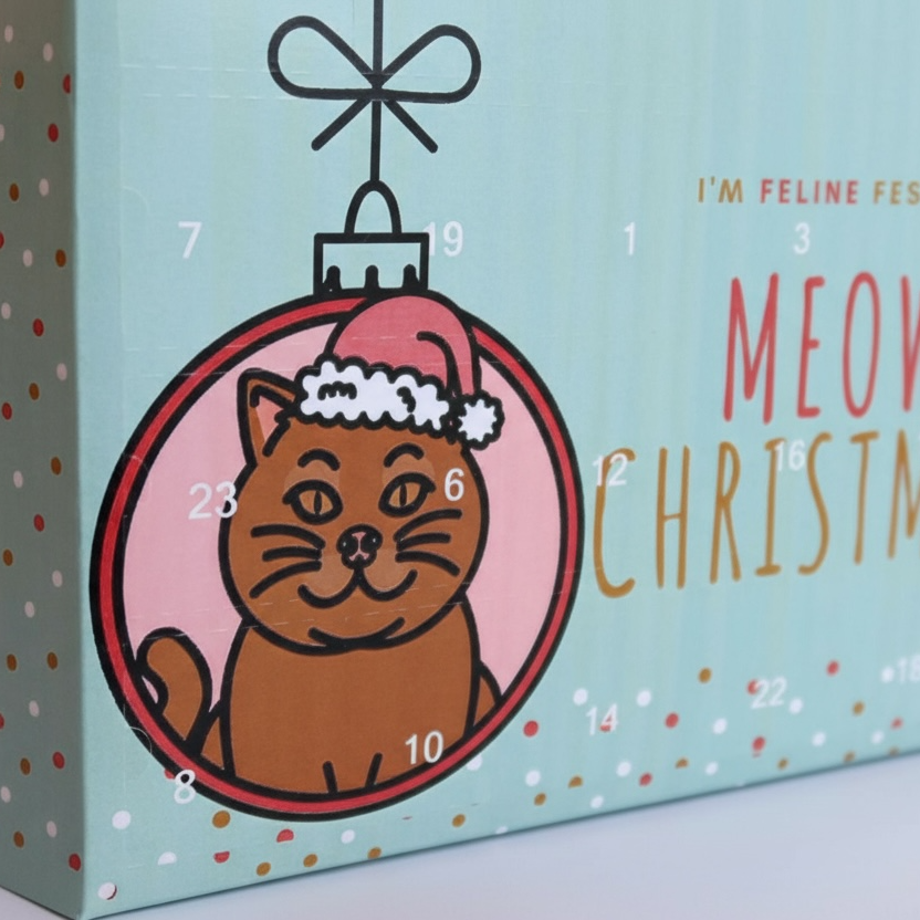 Purraw Christmas Advent Calendar - Natural Treats