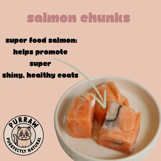 Purraw Salmon Chunks - 300-350g